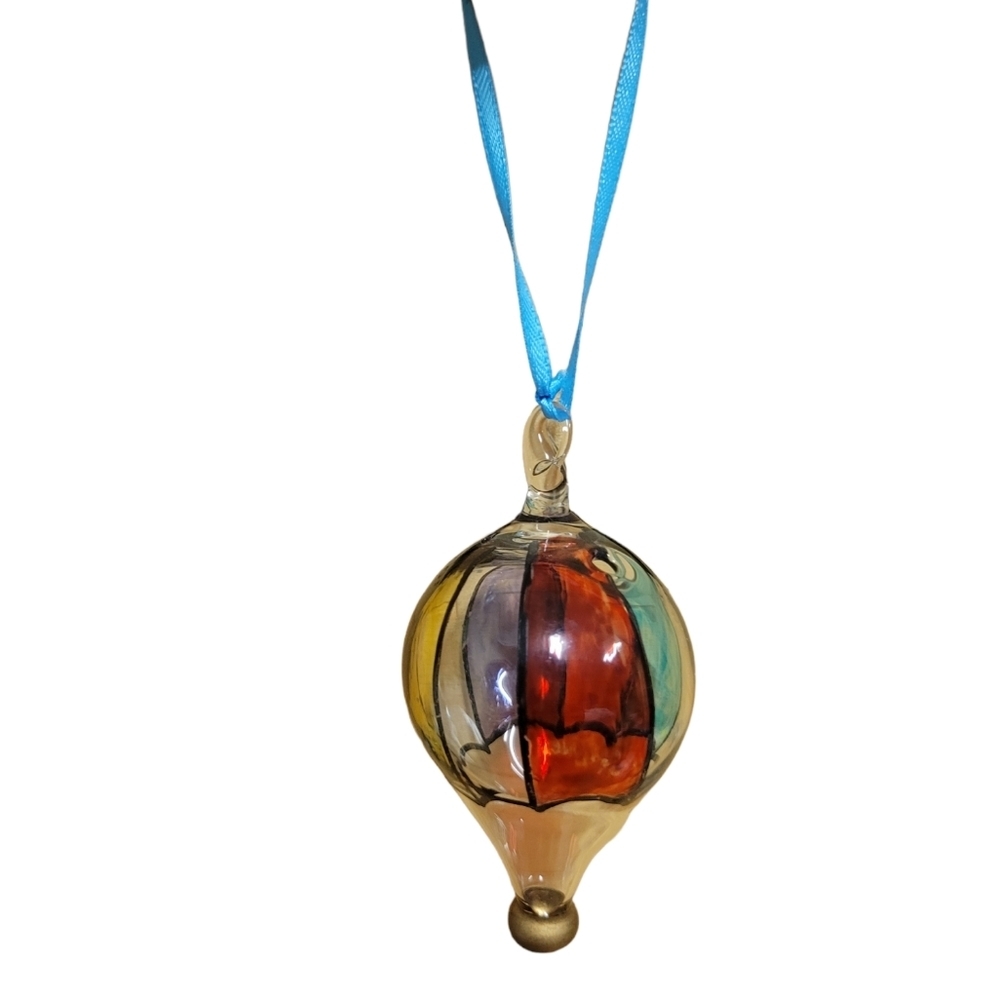 Hand blow glass balloon ornaments